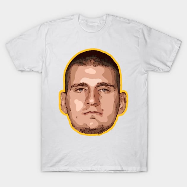 Nikola Jokic Denver Nuggets T-Shirt by Playful Creatives